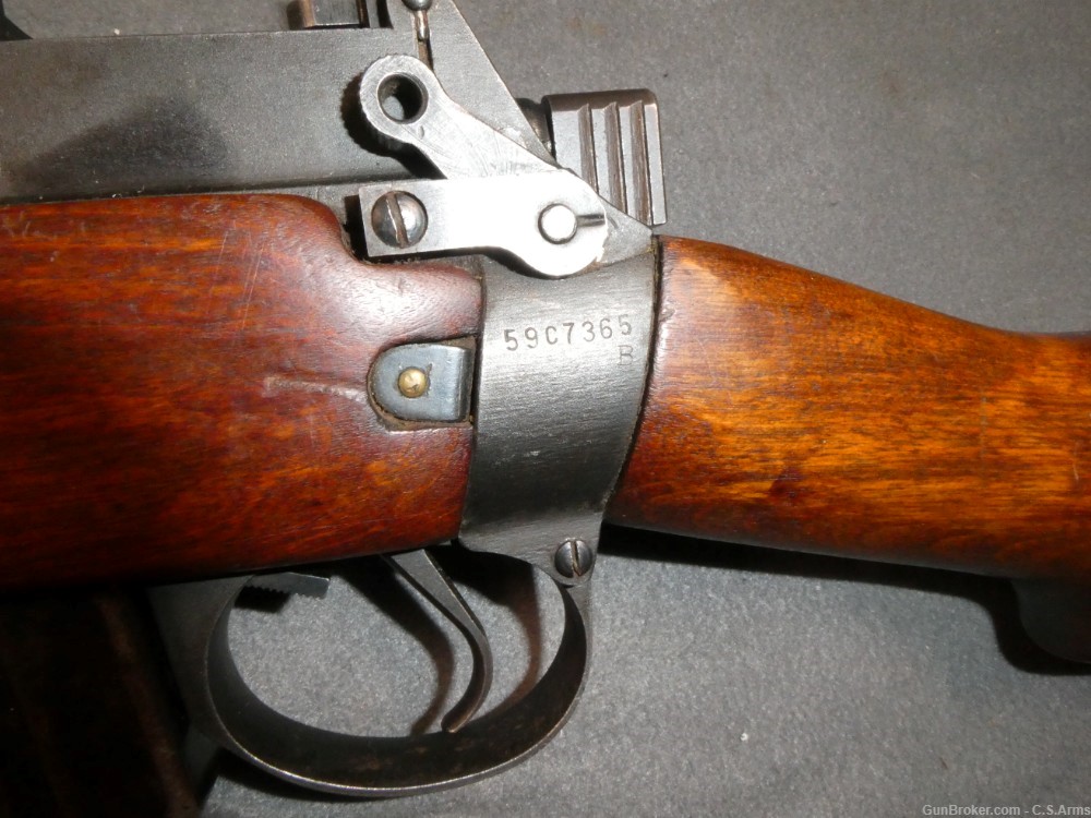 WWII Savage Arms No.4, MK.1* Enfield Rifle, Lend Lease Gun, .303 Cal.-img-16