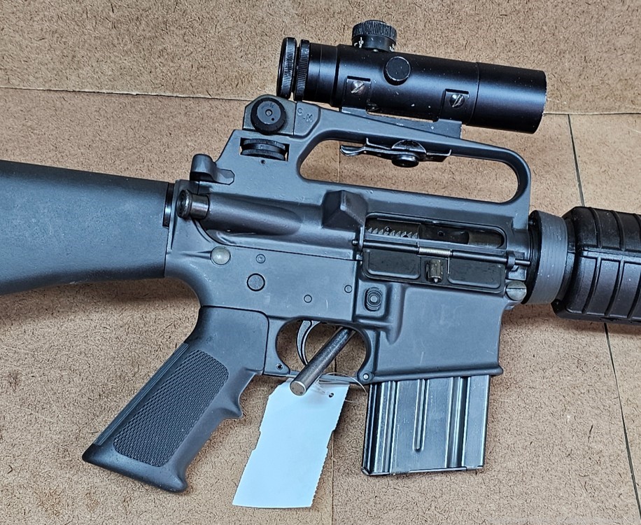 PRE-BAN Colt SPORTER Match HBAR .223 AR-15 rifle w/3x20 optic -img-4