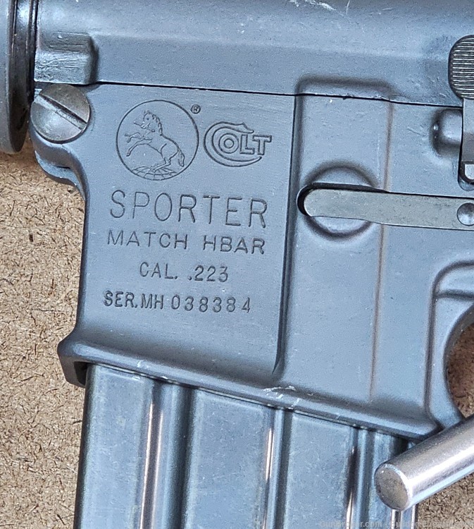 PRE-BAN Colt SPORTER Match HBAR .223 AR-15 rifle w/3x20 optic -img-13