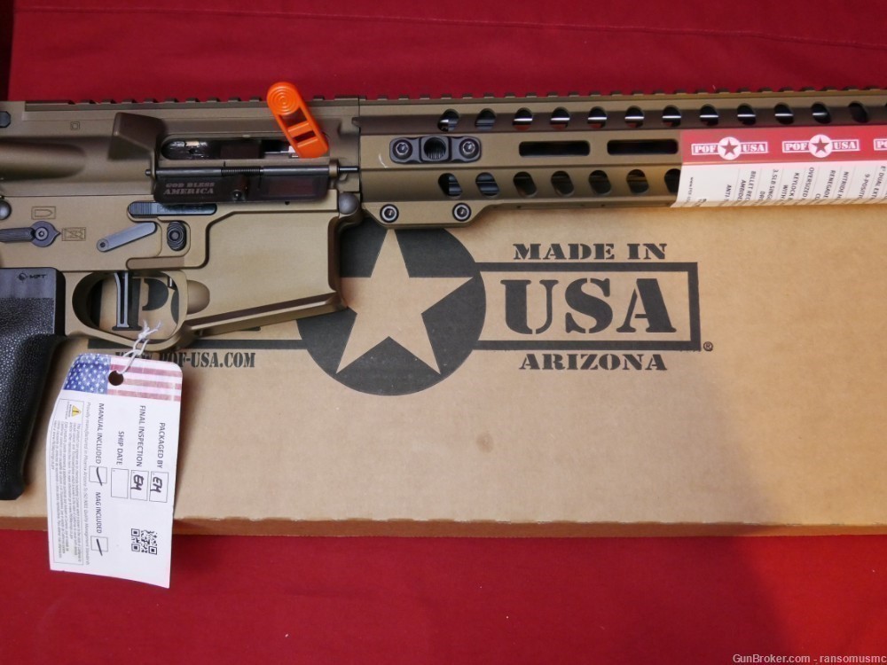 NIB Patriot Ordnance Factory POF Renegade+ DI 5.56 Burnt Bronze POF00910-img-2