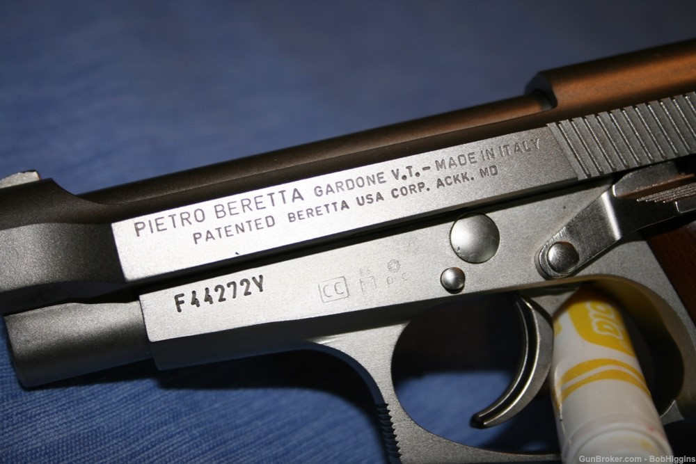 Beretta Model 85FS Cheetah .380 ACP Nickel Plated Semi-Auto Pistol-img-4