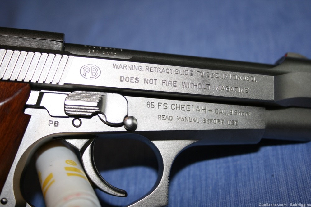 Beretta Model 85FS Cheetah .380 ACP Nickel Plated Semi-Auto Pistol-img-3