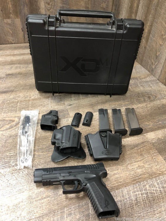 Springfield XDM 4.5 45ACP Semi Auto Pistol 3 Mags Hard Case Holsters-img-1