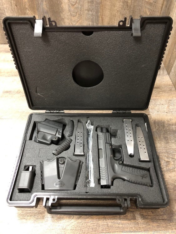 Springfield XDM 4.5 45ACP Semi Auto Pistol 3 Mags Hard Case Holsters-img-18