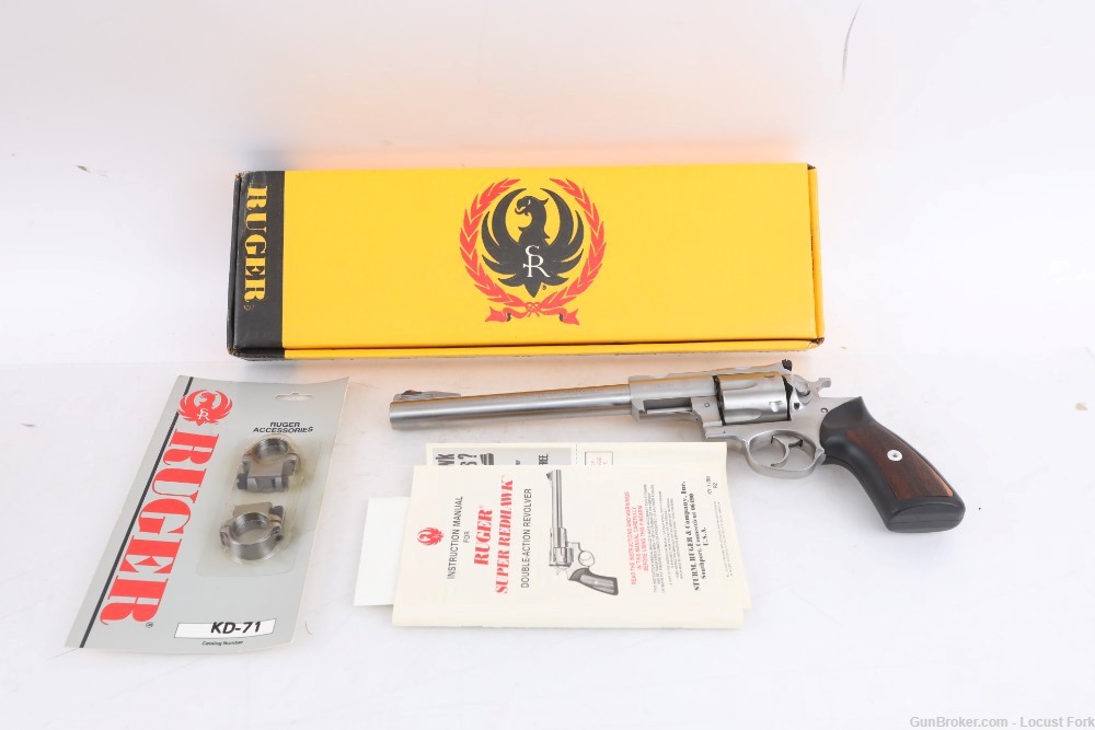 Ruger Redhawk 9.5" 44 Mag UNFIRED w/ Factory Letter Bill Ruger's Secretary -img-0