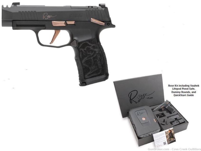 Sig Sauer P365 Rose XL 9MM 365XL-9-ROSE-MS Free 2nd Day Air Shipping-img-0
