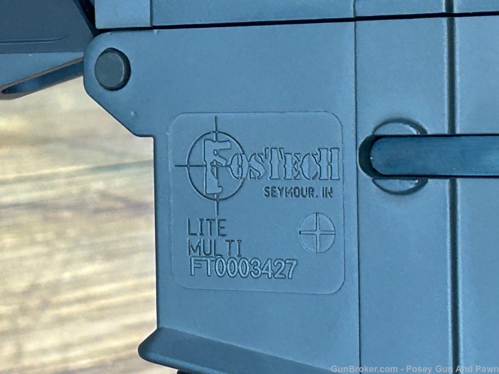 Like New Fostech 16" FLITE Elite 5.56 Lite Rifle Tungsten Fostech Trigger -img-43