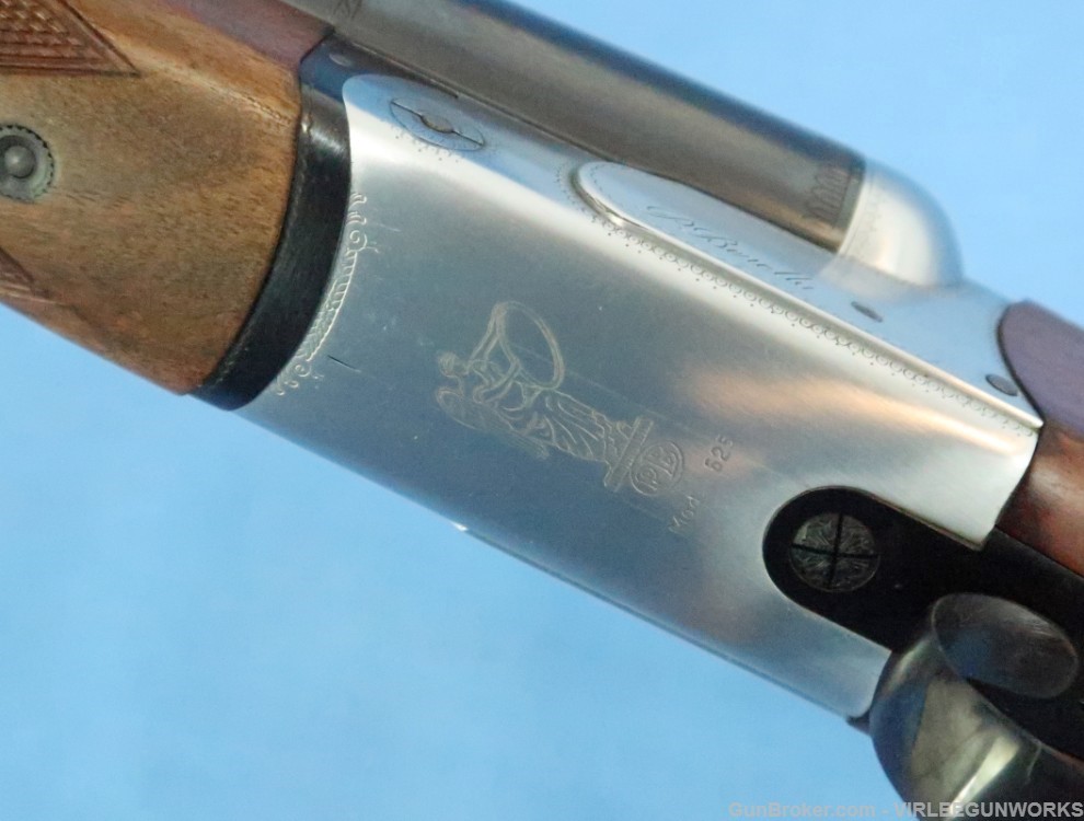 Beretta 625 Silver Hawk Field Grade 12 Gauge Engraved 1984-img-41