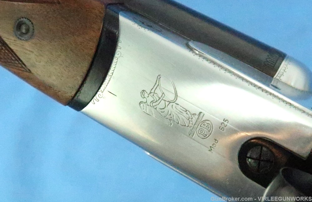Beretta 625 Silver Hawk Field Grade 12 Gauge Engraved 1984-img-42