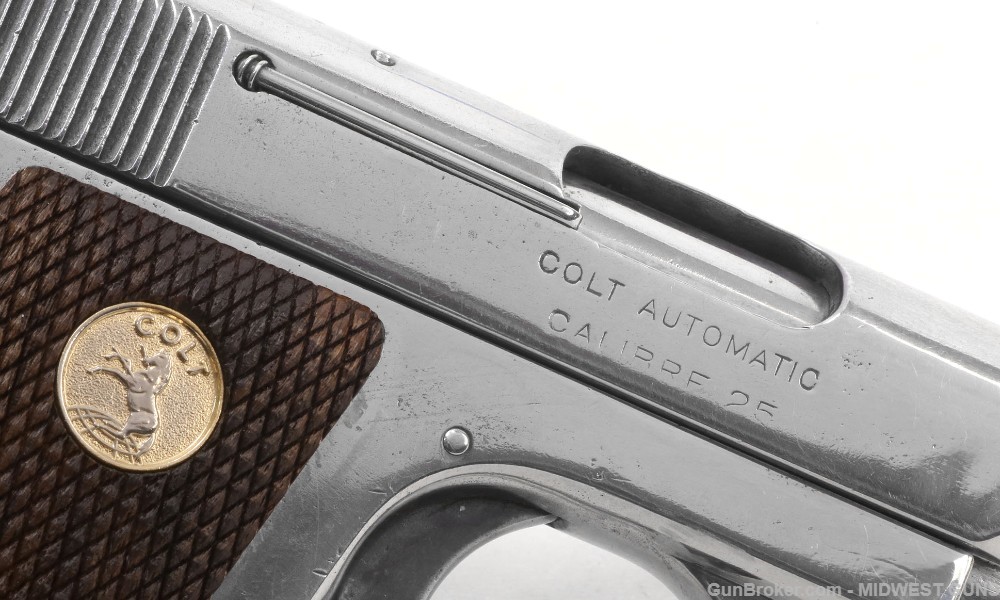 Colt 1908 Vest Pocket .25 ACP Pistol 1910-img-3