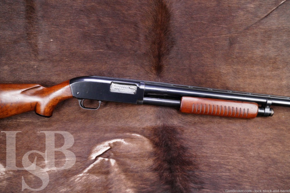 J.C. Higgins High Standard Model 20 583.56 12 GA 22” Pump Shotgun, C&R-img-0