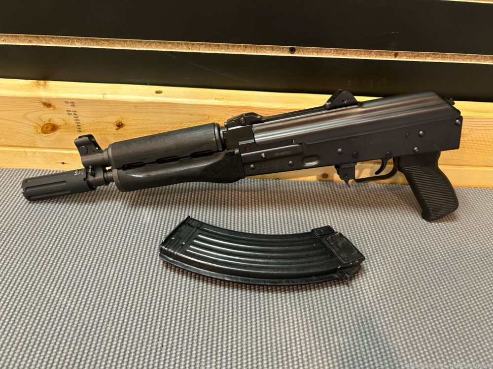 Zastava ZPAP 92 7.62x29 10" Pistol w/ Midwest Blast Can & One Magazine-img-18