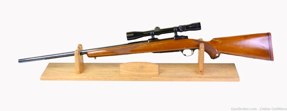 USED Ruger M77 22-250 Rem Bolt Action 24" 4+1 Wood Stock Scope Combo NO BOX-img-0