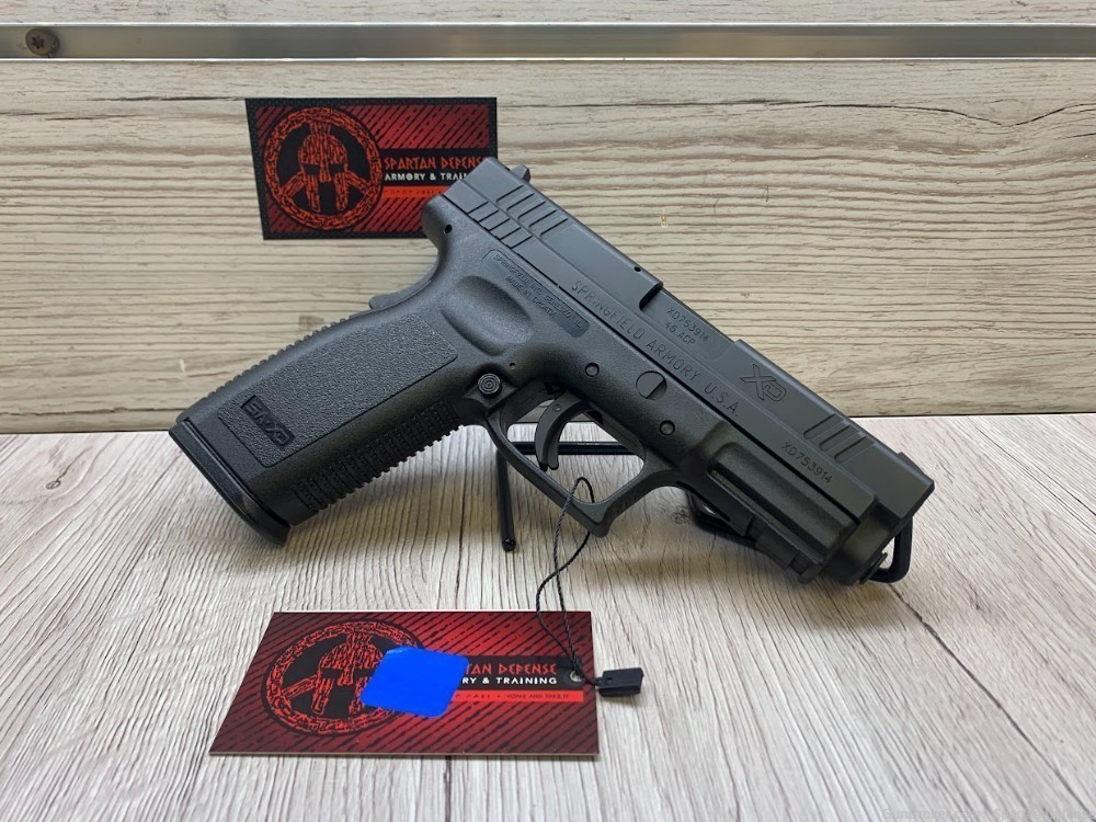 USED SPRINGFIELD ARMORY XD9611HC XD 45 ACP DOUBLE 4" 13+1 BLACK POLYMER-img-1