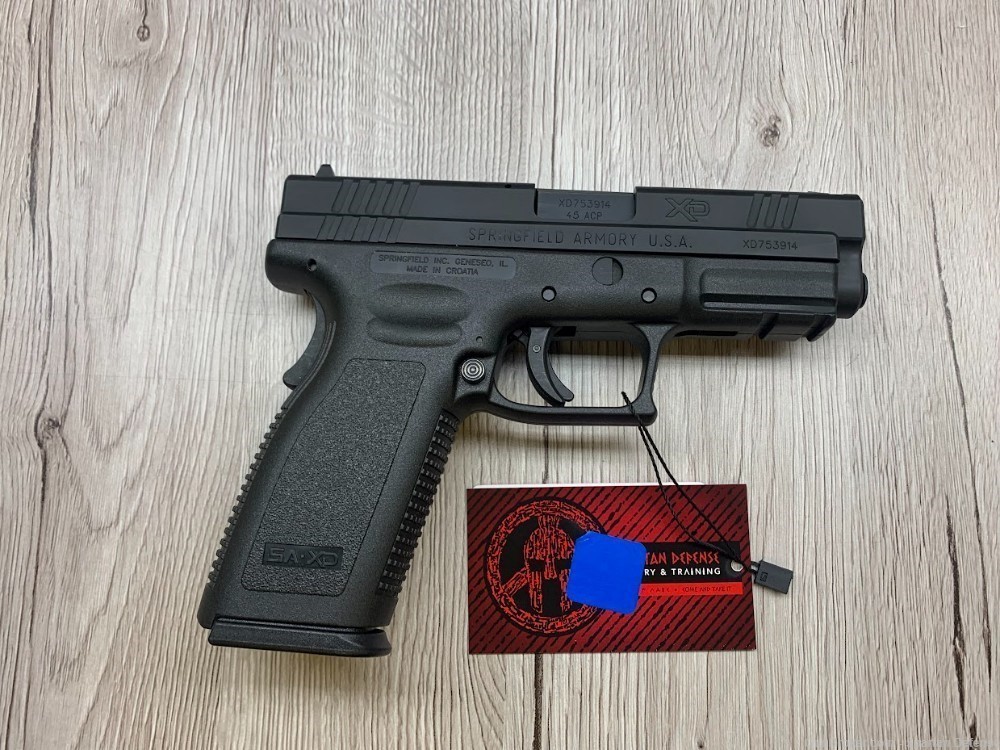 USED SPRINGFIELD ARMORY XD9611HC XD 45 ACP DOUBLE 4" 13+1 BLACK POLYMER-img-2