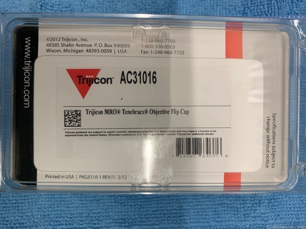  Trijicon MRO® Tenebraex® Objective Flip Cap # AC31016-img-1