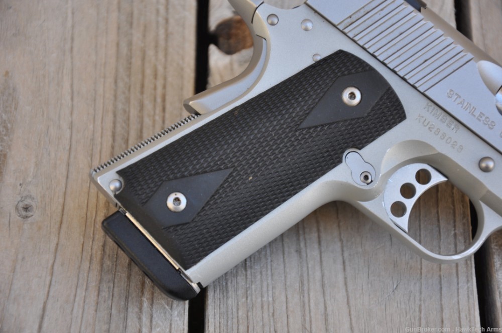 Kimber Stainless Ultra Carry II .45 ACP Compact 1911 w/ Box, Mags, Papers-img-2