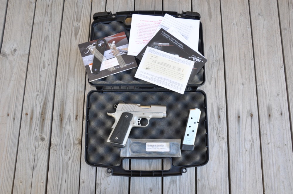 Kimber Stainless Ultra Carry II .45 ACP Compact 1911 w/ Box, Mags, Papers-img-12