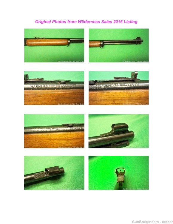 MARLIN 1981 39M GOLDEN MOUNTIE LEVER ACTION RIFLE .22 CAL 20” M-G BARREL-img-35