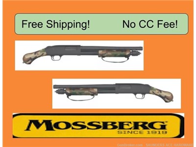 Mossberg Shockwave 590 12ga 14in Barrel Pump Shotgun - Woodland Camo