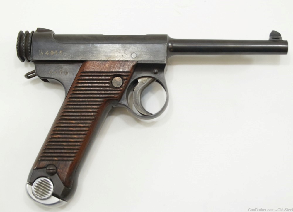 Imperial Japanese Type 14 Nambu 8mm Nambu Pistol WW2 WWII Kokura Arsenal-img-0