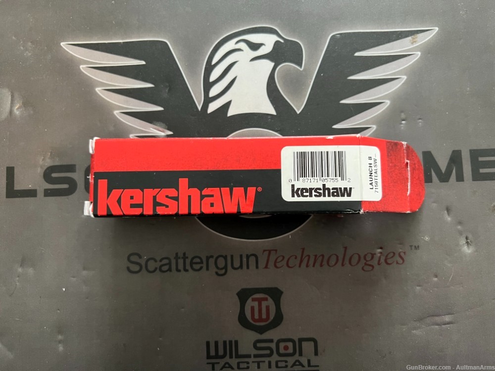 Kershaw Launch 8 Stiletto Automatic Knife Teal/CF (3.5" Stonewash)    Featu-img-3