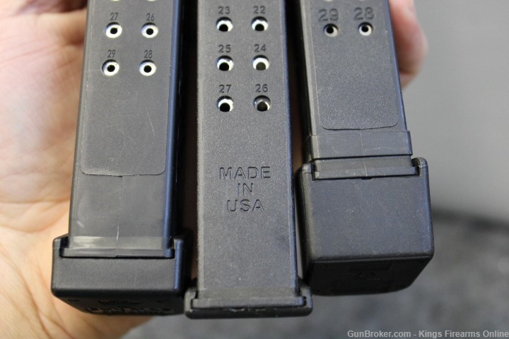 Lot of 3 Glock Pattern .40 S&W High Capacity Magazines Item P-298-img-5