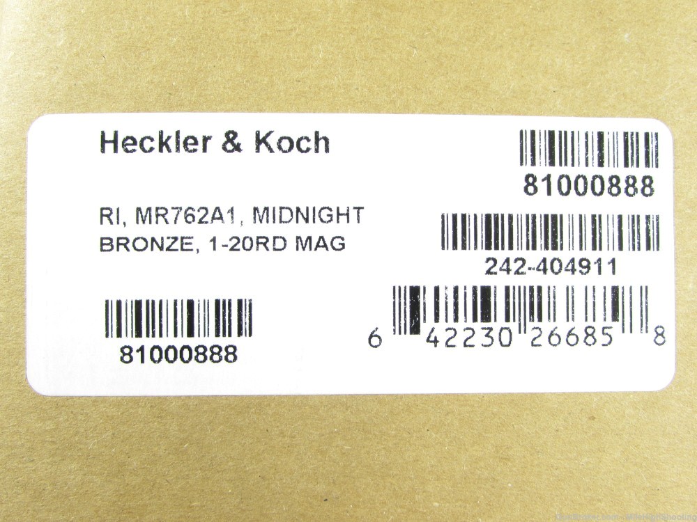 BLEM: Heckler & Koch HK MR762A1 Midnight Bronze/Black 16" 7.62x51 81000888-img-26