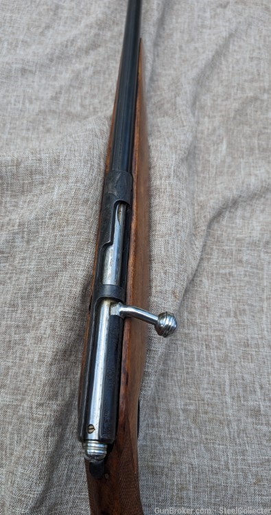 Mossberg bolt action .410 Model 183D engraved, checkered, vent rib-img-18