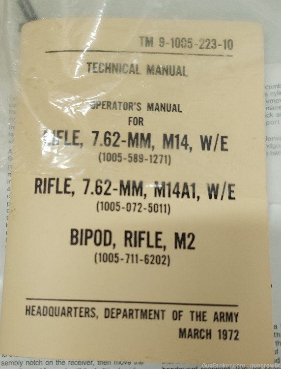 Springfield Armory M1A Bush Rifle 308 PREBAN Side Fold MINT LAYAWAY-img-3