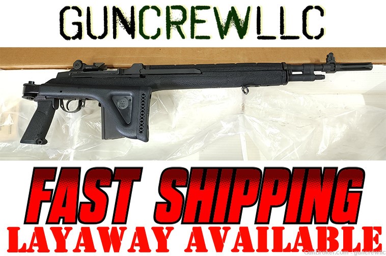 Springfield Armory M1A Bush Rifle 308 PREBAN Side Fold MINT LAYAWAY-img-0
