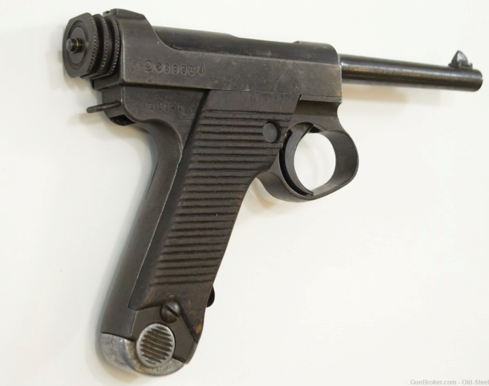 Imperial Japanese Type 14 Nambu 8mm Nambu Pistol WW2 WWII Nagoya Arsenal-img-4
