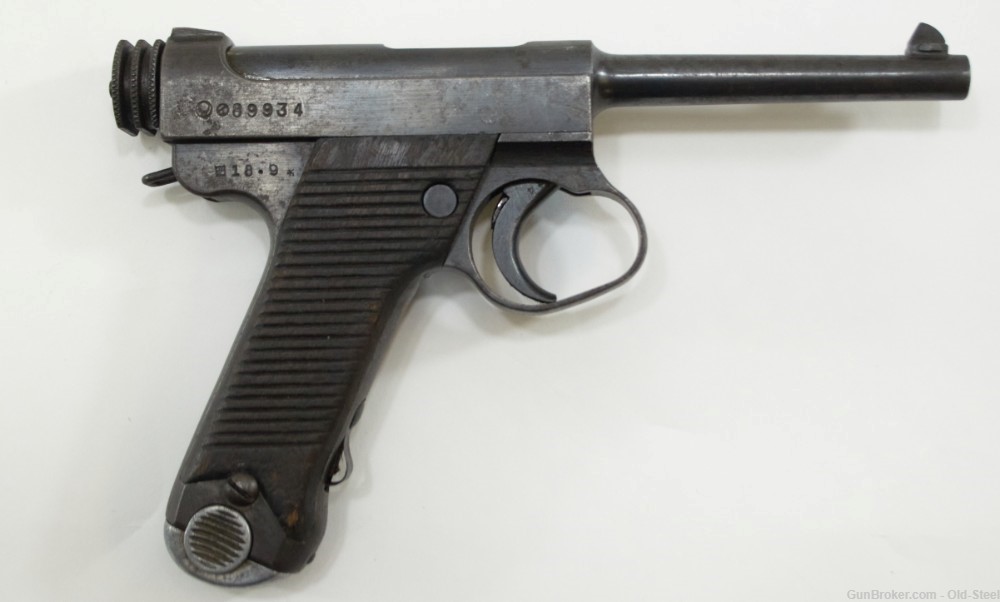 Imperial Japanese Type 14 Nambu 8mm Nambu Pistol WW2 WWII Nagoya Arsenal-img-0