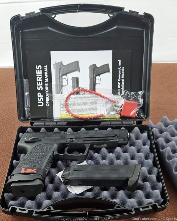 HK USP9 Expert 9mm Pistol, 5.2" 81000363 unfired, NIB-img-1