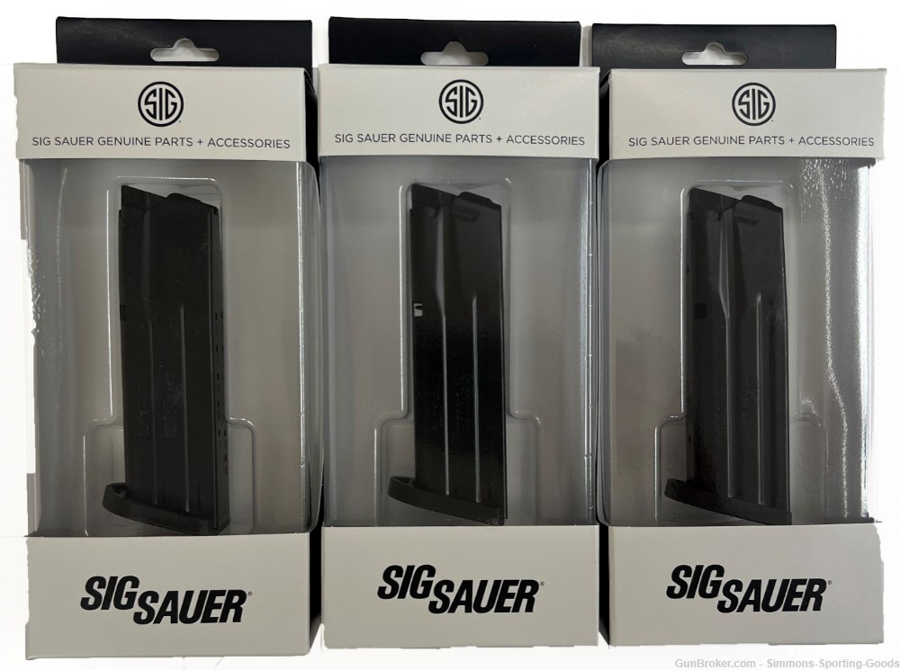 Sig Sauer P320 (8900743) 10mm 15Rd Full Size Pistol Magazine - Qty. 3-img-0