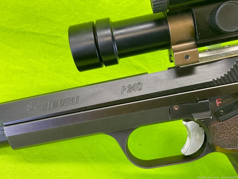RARE Swiss Sig Hammerli 38 Special Mid Range P240 240 NILL S&W 52 Aimpoint-img-3
