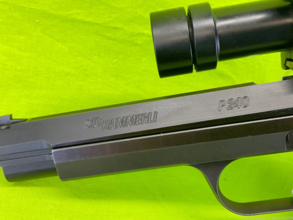 RARE Swiss Sig Hammerli 38 Special Mid Range P240 240 NILL S&W 52 Aimpoint-img-2