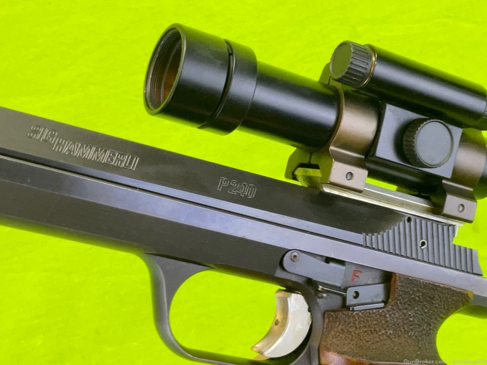 RARE Swiss Sig Hammerli 38 Special Mid Range P240 240 NILL S&W 52 Aimpoint-img-28