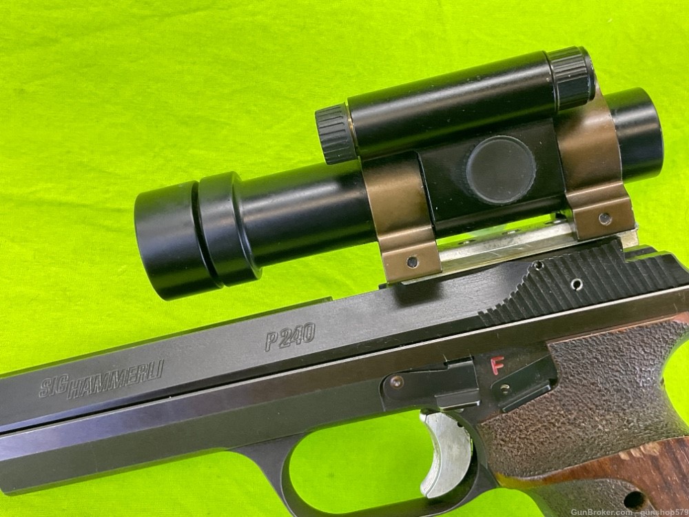RARE Swiss Sig Hammerli 38 Special Mid Range P240 240 NILL S&W 52 Aimpoint-img-4