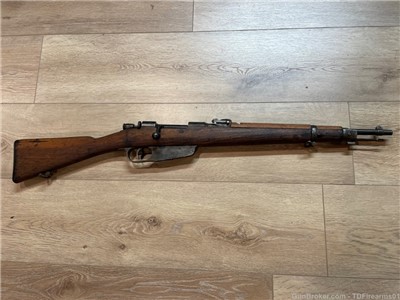 Carcano Model 91 TS carbine 6.5x52mm Italy WWII broken firing pin c&r
