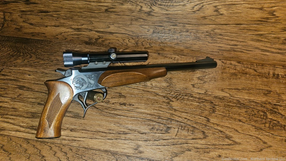 Thompson Center Contender .357 Rem Max G1 w/ Vintage stocks and T/C Scope-img-7