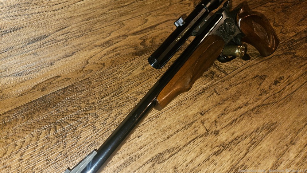 Thompson Center Contender .357 Rem Max G1 w/ Vintage stocks and T/C Scope-img-2