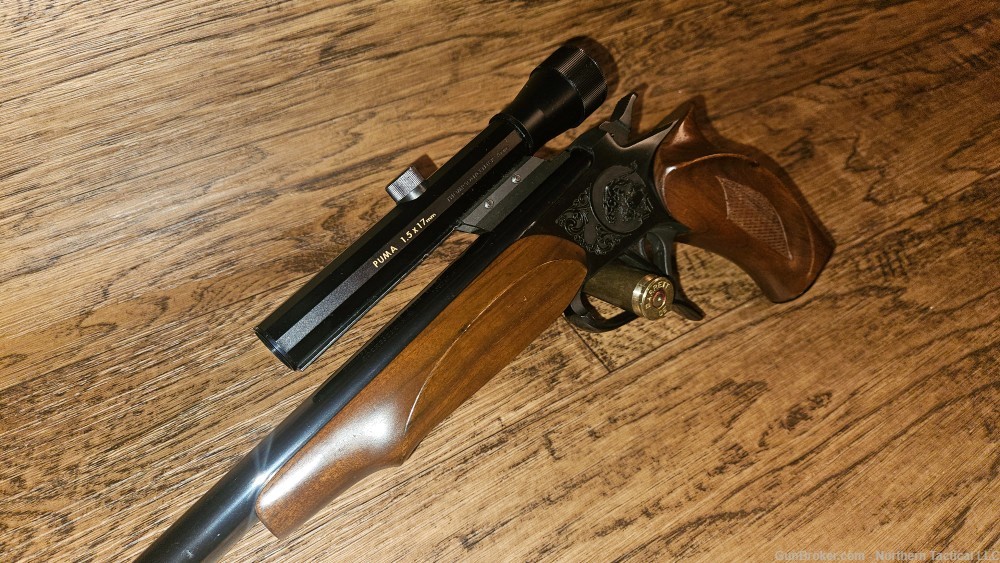 Thompson Center Contender .357 Rem Max G1 w/ Vintage stocks and T/C Scope-img-3