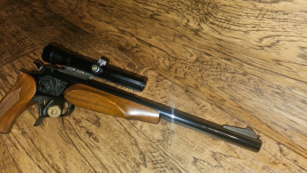 Thompson Center Contender .357 Rem Max G1 w/ Vintage stocks and T/C Scope-img-9