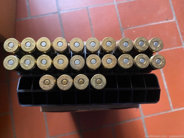 Mixed 338 Lapua Magnum Hornady Lapua Barnes Ammunition 24 Rounds-img-0