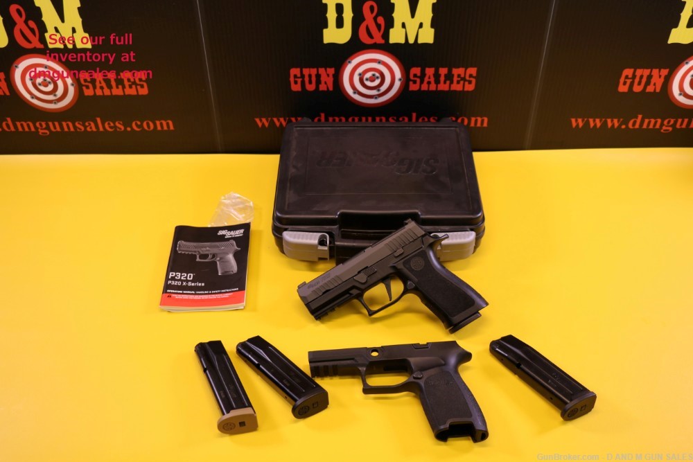 SIG SAUER P320 PRO CARRY 9MM WITH EXTRA FRAME AND 4 MAGS-img-0