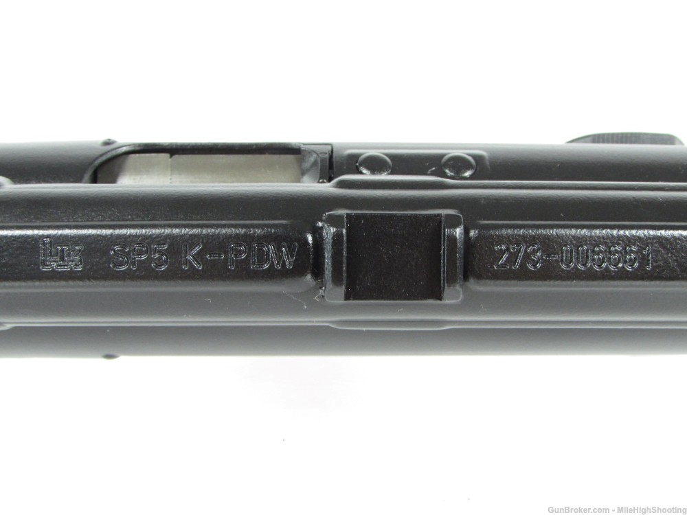 BLEM: Heckler & Koch HK SP5K-PDW 9mm w/ 2x 30-rd mags & Soft Case 81000481 -img-11