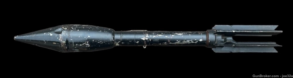 WW2 US Bazooka m7 Practice Round dummy inert rocket m7a1 WWII 1943 grenade -img-1