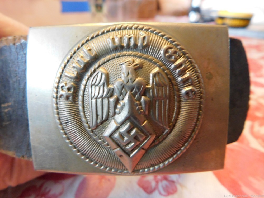 German WWII HJ Belt and Buckle-img-1