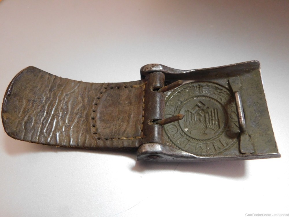 German WWII Army Combat Belt and Buckle-img-6